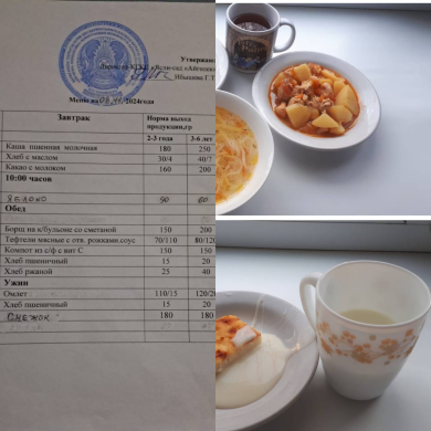 меню 08.11.2024 г