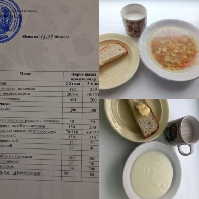 меню 13.11.2024г