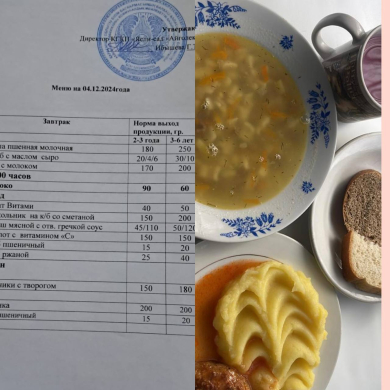 меню 04.12.2024 г