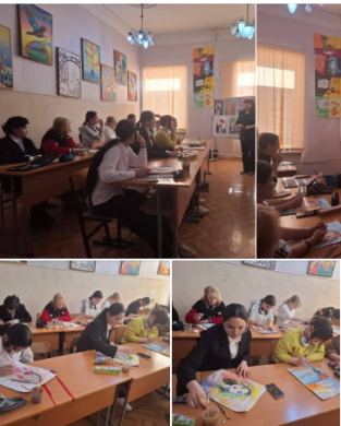 Открытый урок на художественном отделении