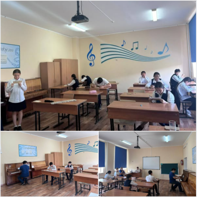 Музыка бөлімінде мемлекеттік емтихан