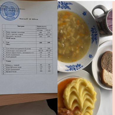 меню 30.07.2025г