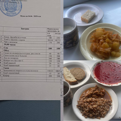 меню 04.06.2025г