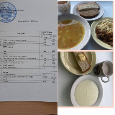 меню 26.06.2025г