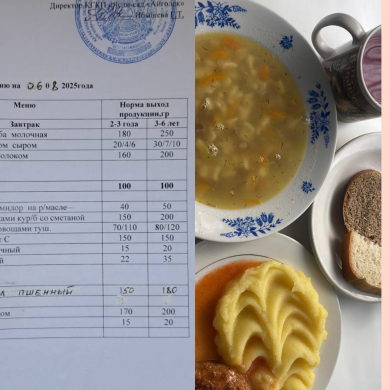 меню 06.08.2025г