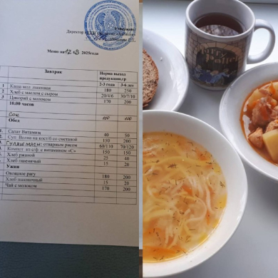 меню 12.08.2025г