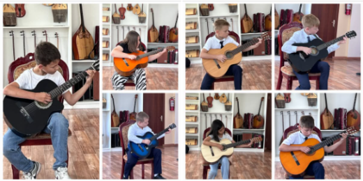 Гитара сыныбында академиялық концерт