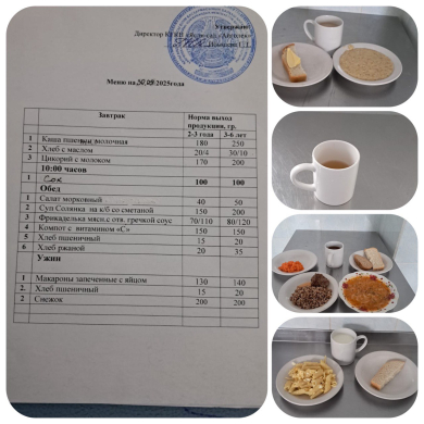 меню 30.09.2025 г