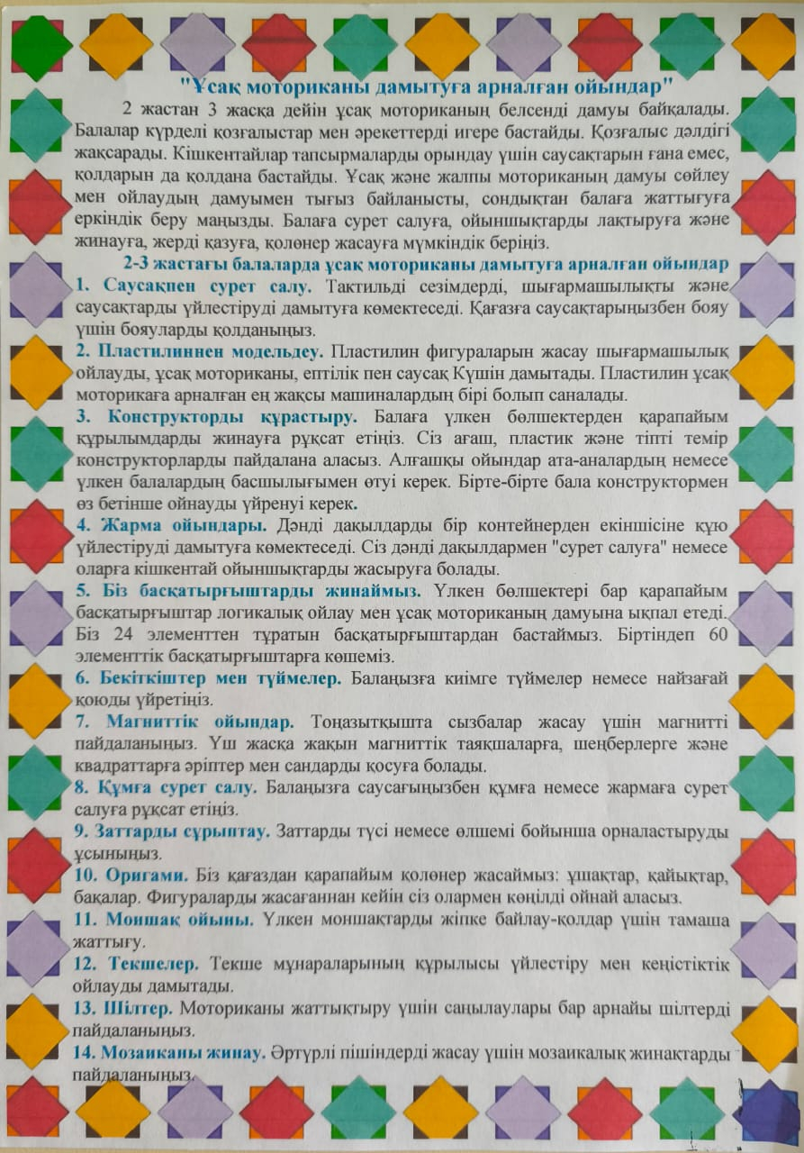 Ата -аналар сіз үшін.