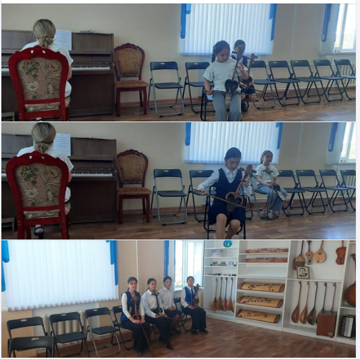 Қобыз сыныбында академиялық сынақ