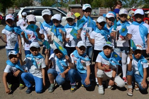 Information about the held actions devoted to State symbols Day of Republic of Kazakhstan