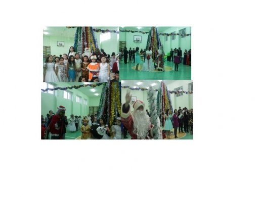 Информация о проведении праздничных мероприятии  в средней школе №5 «Жаңа жыл -2016»