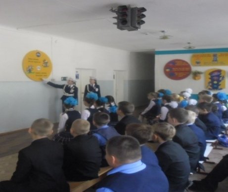 Проведение родительского собрания и мероприятия по ПДД,  ДТП в рамках Республиканской акции «Внимание, дети!»