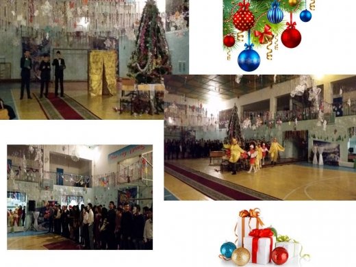 Информация о проведении праздника «Новогодняя елка»в  общеобразовательной средней школе №8 для учащихся старших классов