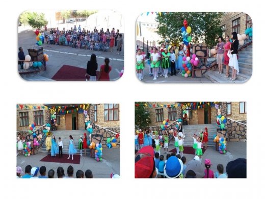 ЖББ №5 орта мектеп жанындағы «Күншуақ» демалыс орталығының «Балауса бағым, шаттық пен қуаныш ордасы» атты 