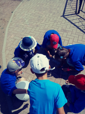 Группа «Акватика» посетили пришкольный лагерь школы № 17.