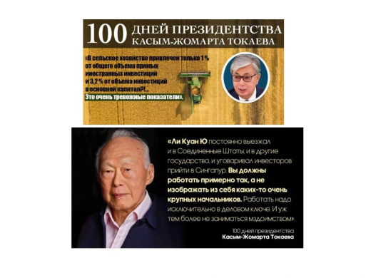 100 ДНЕЙ ПРЕЗИДЕНТСТВА КАСЫМ-ЖОМАРТА ТОКАЕВА