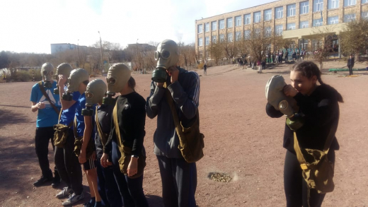 24 октября 2019 года в КГУ «ОСШ №10 г.Балхаш» прошла военно-спортивная игра «Қалқан».