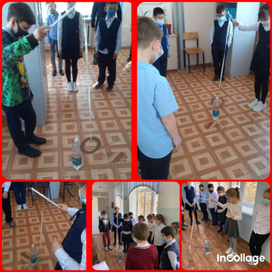 14 апреля 2021 года в КГУ «ОШ №4» с целью побуждения учащихся к игровому взаимодействию, развития глазомера и общей моторики, воспитания выдержки и сосредоточенности проводилась активная перемена «Спортивная рыбалка» для учащихся 3-х классов