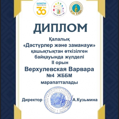 С 26 по 30 апреля 2021 года в рамках празднования Дня единства народа Казахстана Дворцом Школьников в дистанционном формате проведен конкурс декоративно-прикладного творчества учащихся «Традиции и современность».