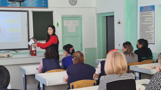 2022 жылғы 6 желтоқсанда Балқаш қаласының «№10 жалпы білім беретін мектебі» КММ-де қалалық білім бөлімінің жоспары бойынша «Террористік акт, өрт, газ шабуылы кезінде білім беру ұйымы басшылары мен қызметкерлерінің іс-қимылдары» 