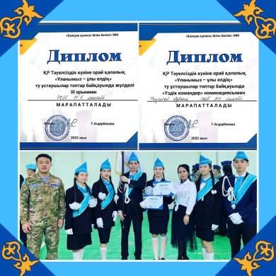 В преддверии Дня Независимости Республики Казахстан 14 декабря 2022 года в школах города Дворец школьников имени Агыбай батыра был организован городской конкурс знаменосцев 