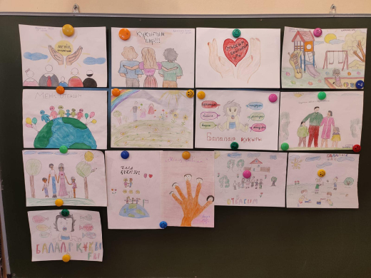 По плану недели правовой грамотности прошел конкурс рисунков на тему 