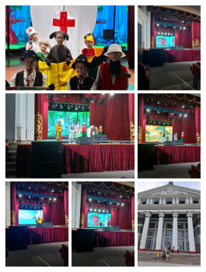 В рамках летней программы пришкольной площадки ребята отправились в увлекательное путешествие в мир театра и игры