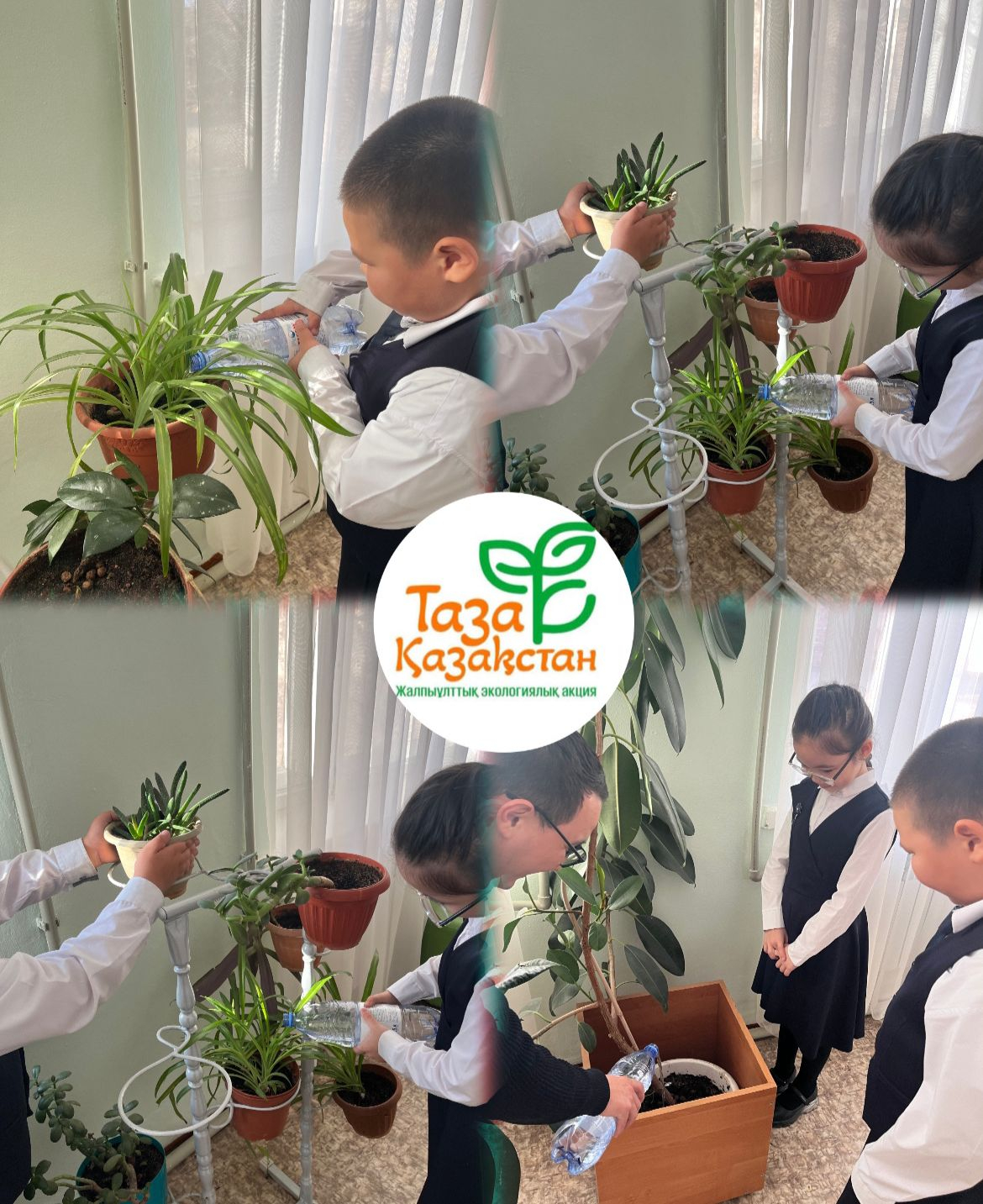 «Таза Қазақстан» ұлттық экологиялық жобасының  дамуына аздаған үлес қостық