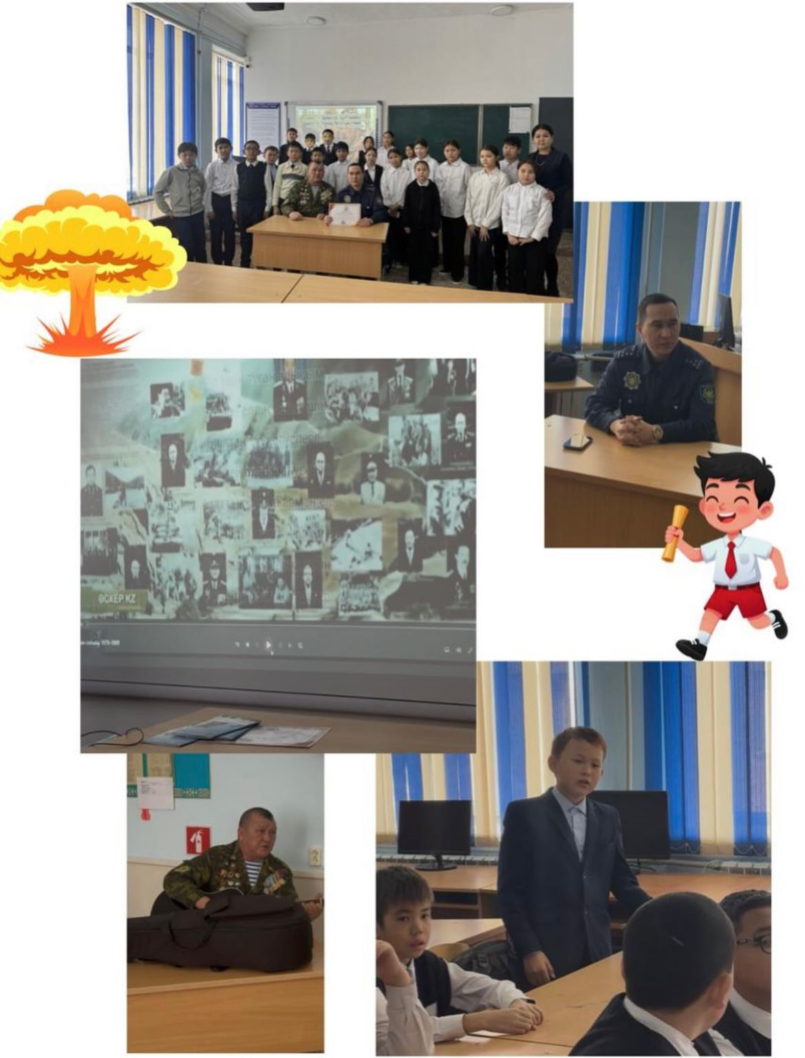 Ауған согысынын ардагері М. Ж Аязбаевпен тагылымды кездесу етті.