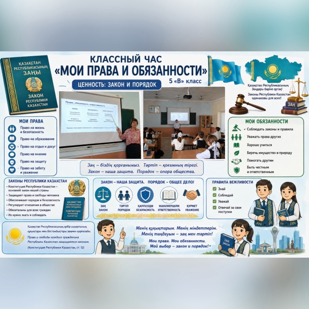 Онкүндік аясындағы сынып сағаттары
