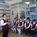        The competition of expressive reading was conducted among the 5-6th grades on 15.02.2014, which was devoted to the 25th anniversary of withdrawal of Soviet military out of Afghanistan.