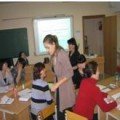 On February 19, in our school was coaching lesson.