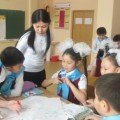 On February 21, teacher of  English Tіleubek A. was held an open lesson  in the 5 “Ә” grade on the theme 
