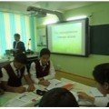 13 марта в 8 А классе учителем Бакыткызы П.  был проведен урок по биологий  на тему «Внимание»