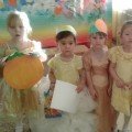 October 31 in the center of the mini-medium comprehensive school №24 took children's party 