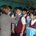 12 декабря 2014г. накануне Дня Независимости в школе прошло торжественная церемония – вступления в ряды «Жас Улан» лучших учеников.