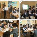 Information about the online lesson held in KSU SNR № 24 in Balkhash