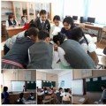 In secondary school No. 24, a lesson was held in class 7a on physics 