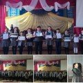 In secondary school number 24 among students of grades 1-11 passed the solemn line 