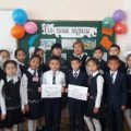 The intellectual game “Тіл - халық мұрасы” was held at school №16 among 5 Graders according to the celebration of the Day of Languages.