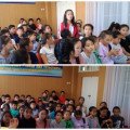 A meeting with students of grades 6-7 on the theme of moral education...