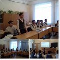 On November 29, in the 9th grade, he passed an informative lesson on the topic «Ата-баба аңсаған – Мәңгілік Ел»