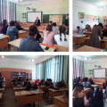 April 23, 2019 in school №24 a meeting was held between the specialists of the colleges of our city and the students and their parents.