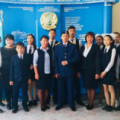A meeting with graduates of the school who tied their lives with military professions... 