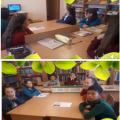 In accordance with the autumn plan at school No. 24, a children's writer was held in the library 