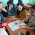 School coordinator Imangalieva Zh. M. held a training with school teachers on the topic 