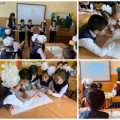 In the elementary grades there was an intellectual game based on the works of F. Ongarsynova ...