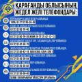 Phones of hot lines of the Karaganda region