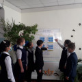Posters were placed in the CGI Secondary school No. 10 of the Balkhash city